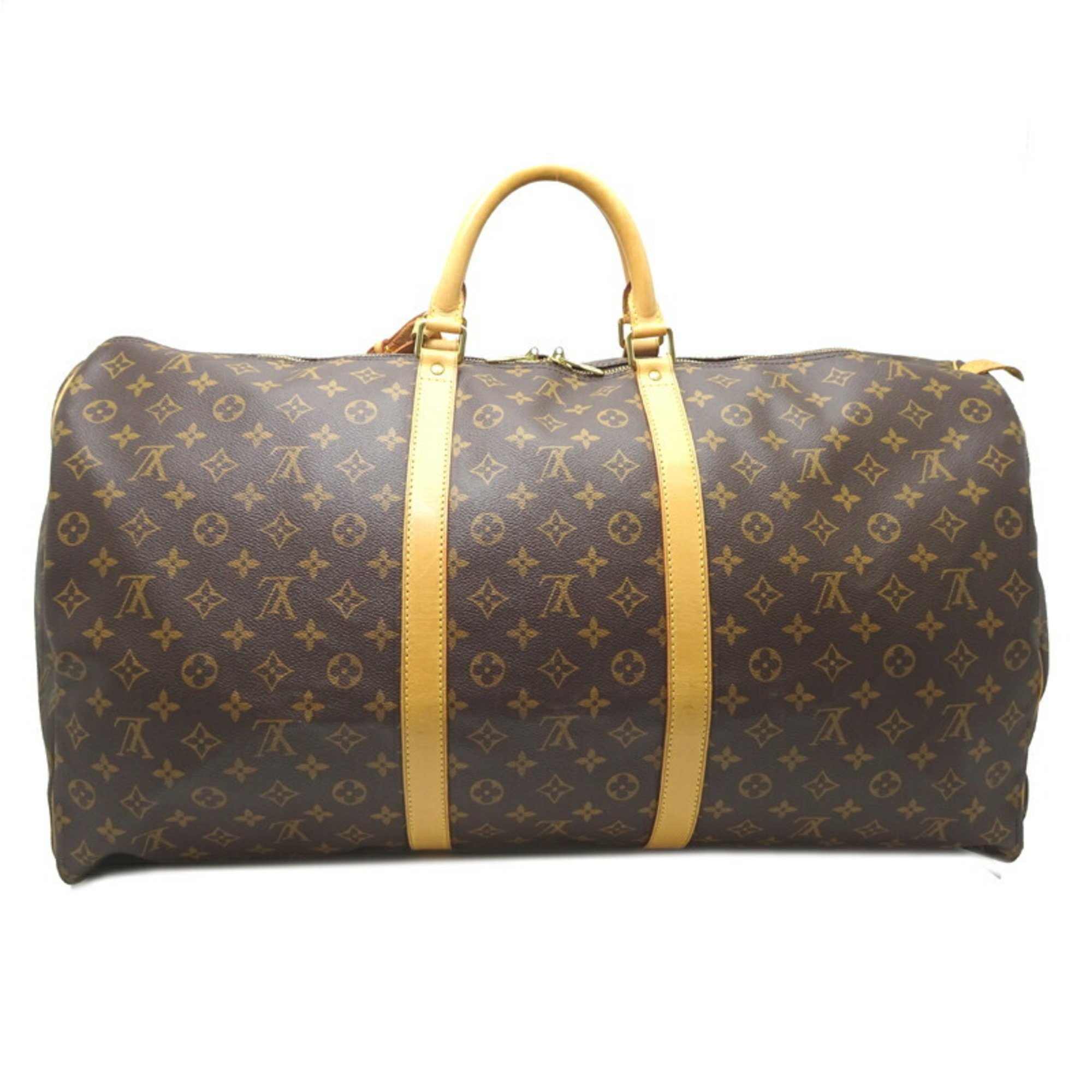 Louis Vuitton Keepall 60 Women's and Men's Boston Bag M41422 Monogram Brown