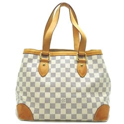 Louis Vuitton Hampstead PM Women's Handbag N51207 Damier Azur White