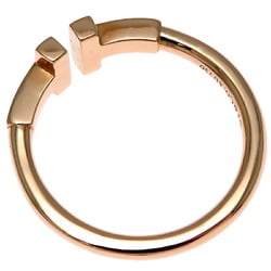 Tiffany T Wire Women's Ring 60147375 750 Pink Gold Size 9