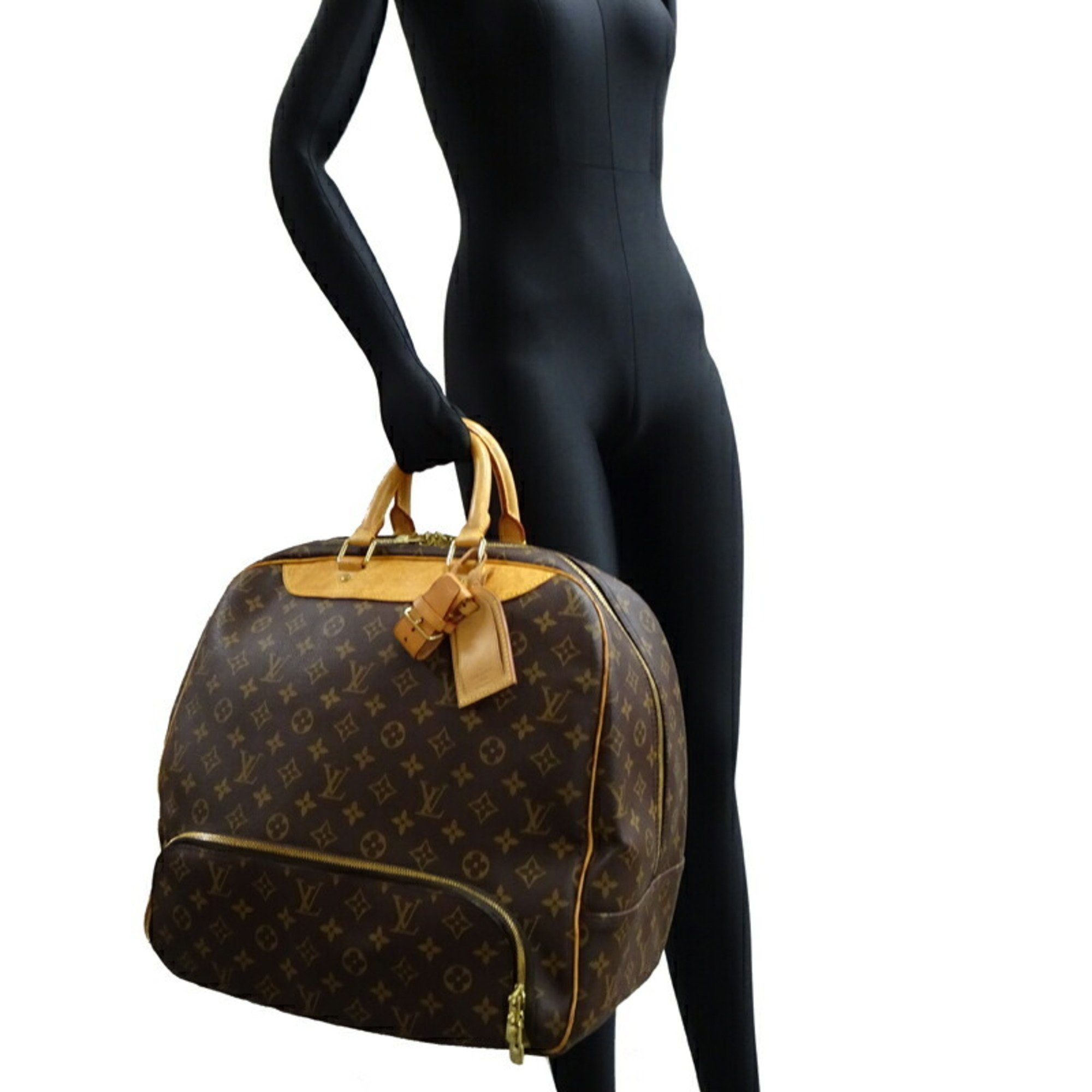 Louis Vuitton Evasion Women's and Men's Boston Bag M41443 Monogram Brown