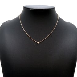 Cartier 2024 purchase 0.09ct diamond d'Amour small ladies necklace B7215700 750 pink gold