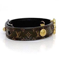 Louis Vuitton Bracelet Blooming Brown Monogram M6534 ec-20411 Canvas BC3139 LOUIS VUITTON Flower LV Women's