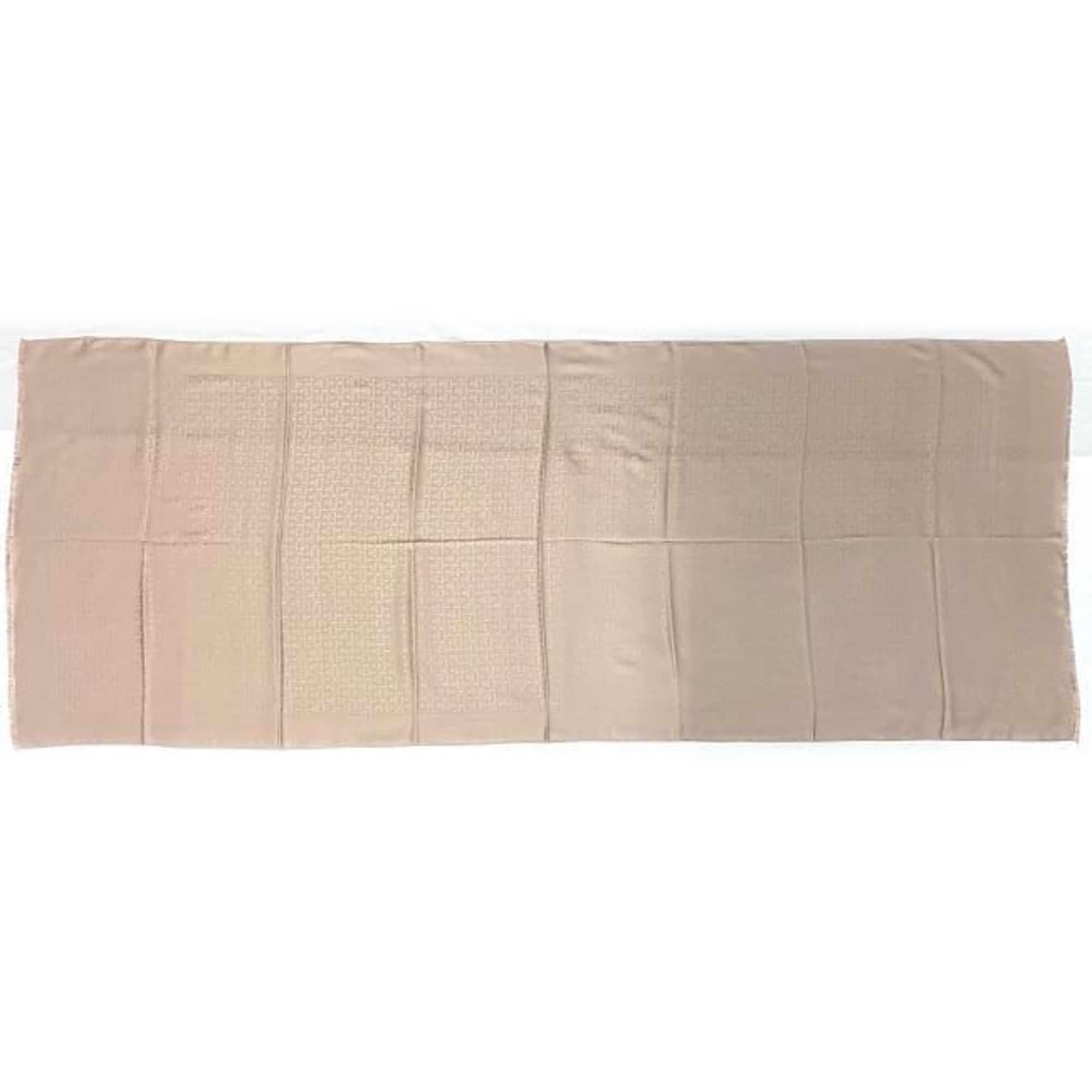 Salvatore Ferragamo scarf, pink beige, Gancini, 327987 003 ec-20442, silk, Ferragamo, women's