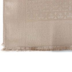 Salvatore Ferragamo scarf, pink beige, Gancini, 327987 003 ec-20442, silk, Ferragamo, women's