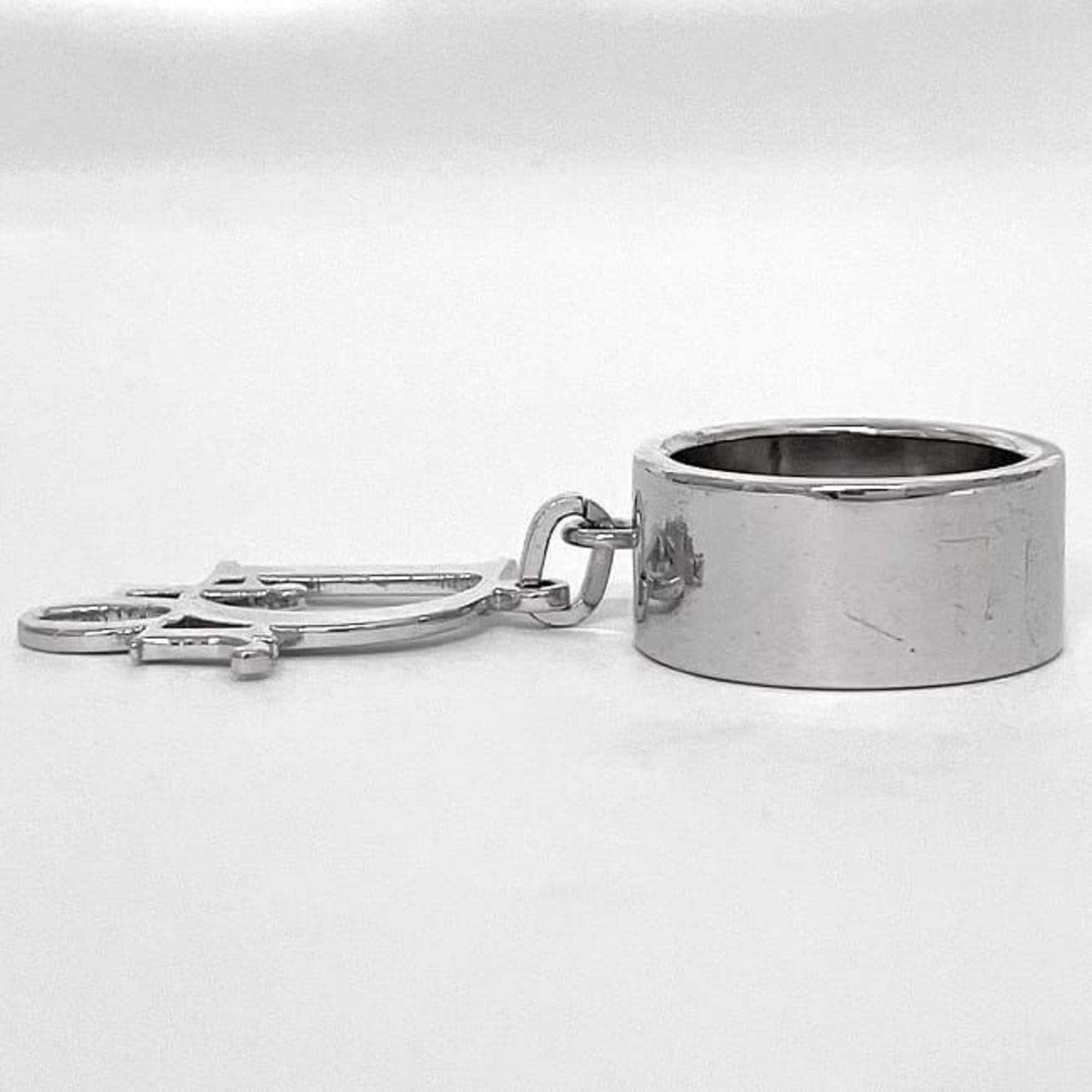 Christian Dior Ring Silver ec-20016 Size 14 Metal 7 Men's