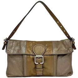 Chloé Chloe bag metallic brown ec-20455 pouch leather flap ladies compact