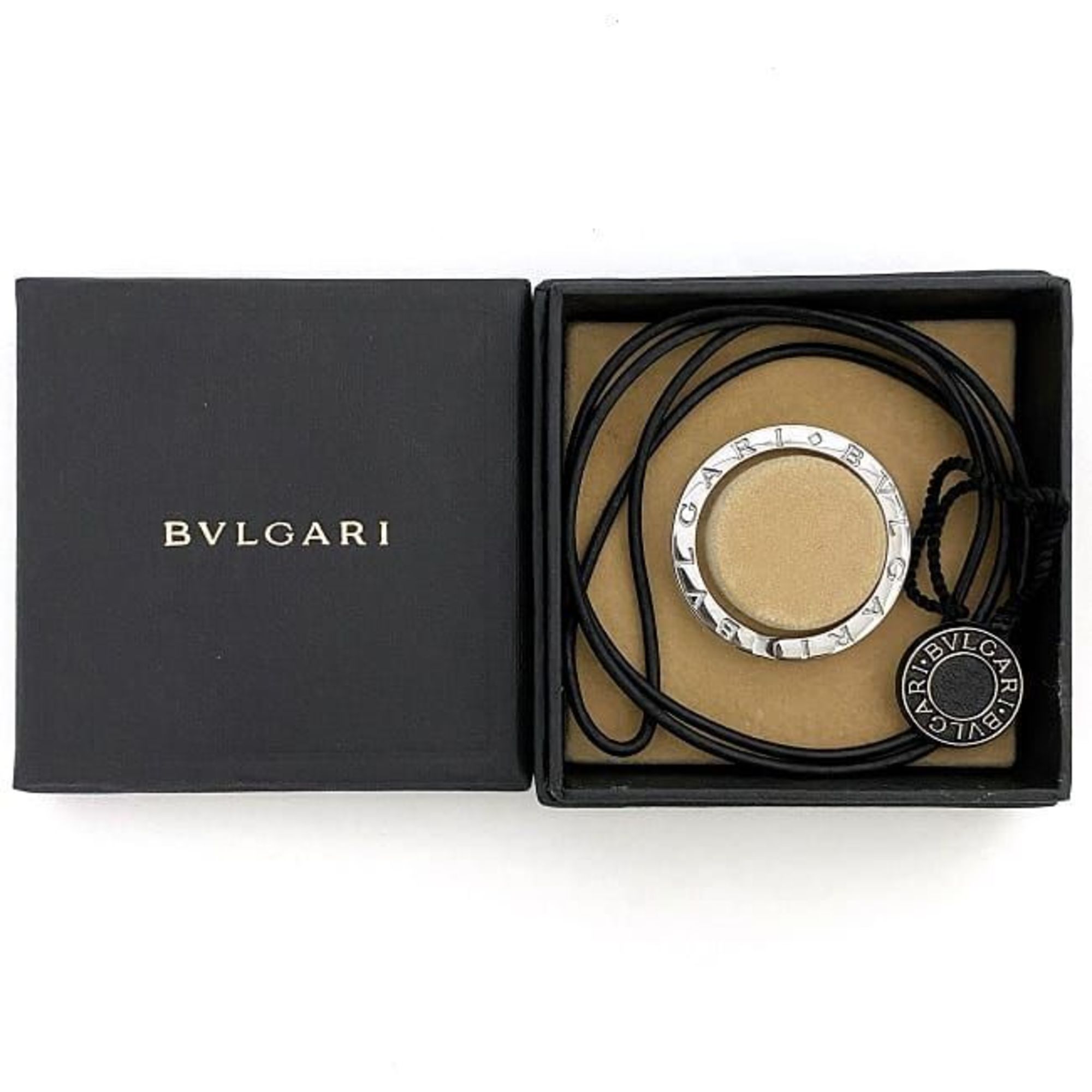 Bvlgari Necklace Silver Mania ec-20395 Key Ring Ag 925 SILVER BVLGARI Holder