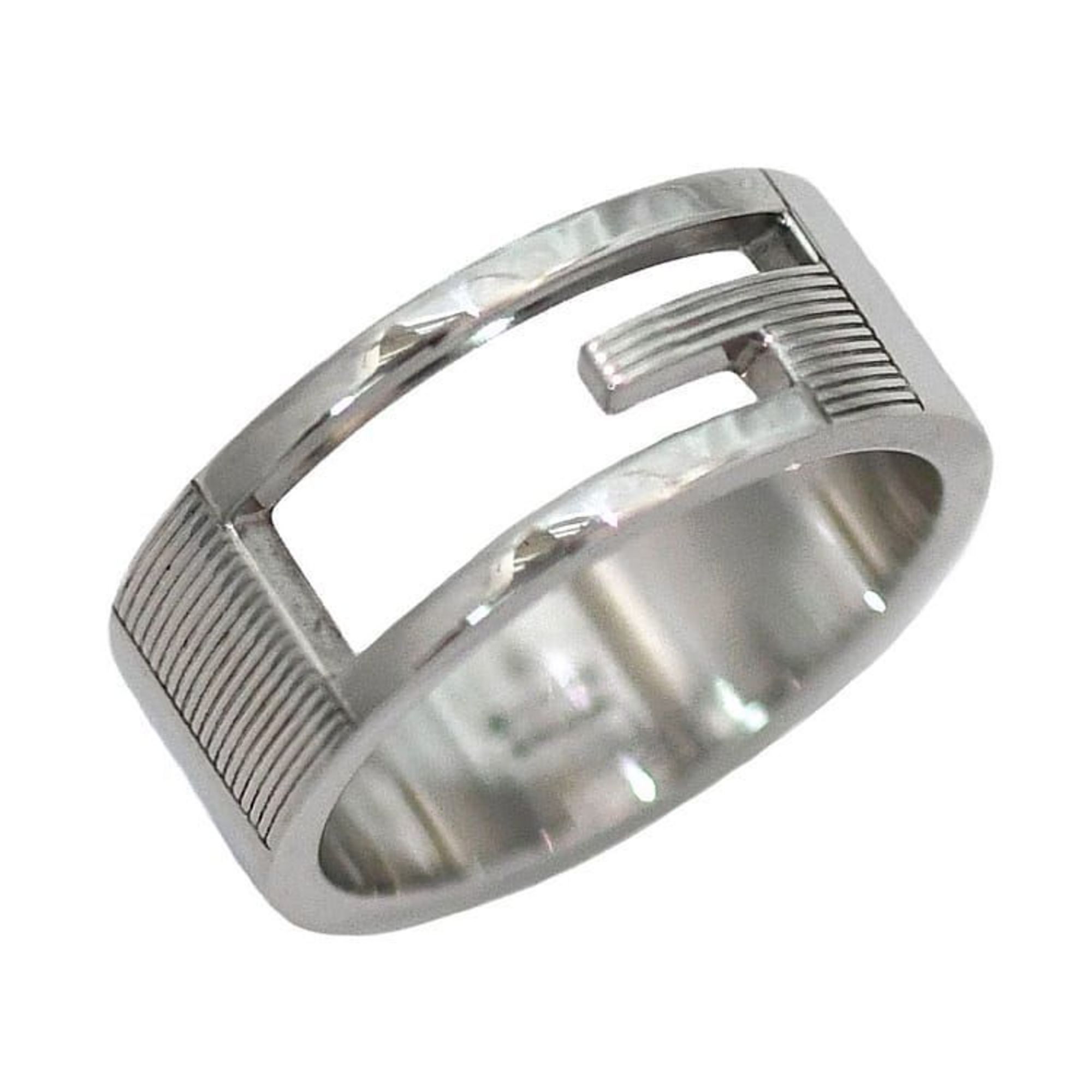 Gucci Branded Ring Silver G Cut 032661 09840 8106 ec-20394 Size 16 Ag 925 SILVER GUCCI