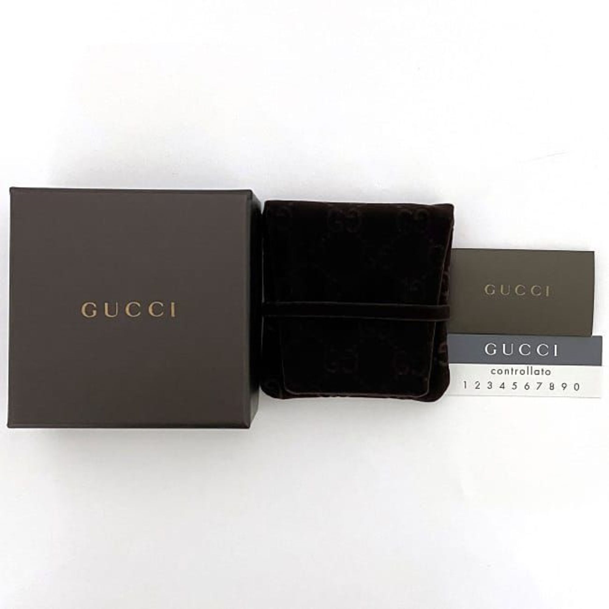 Gucci Branded Ring Silver G Cut 032661 09840 8106 ec-20394 Size 16 Ag 925 SILVER GUCCI