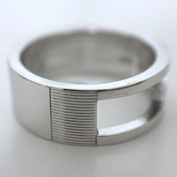 Gucci Branded Ring Silver G Cut 032661 09840 8106 ec-20394 Size 16 Ag 925 SILVER GUCCI