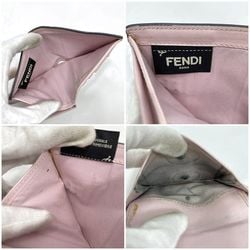 Fendi Bi-fold Wallet Pink F Is 8M0387 ec-20532 Leather FENDI Compact Women's Retro