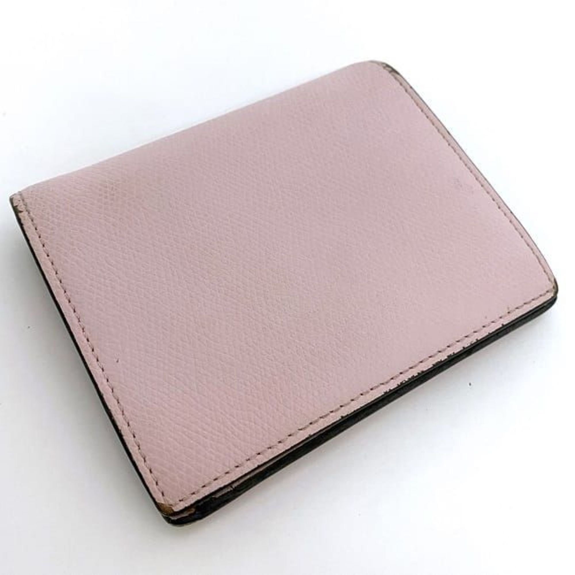 Fendi Bi-fold Wallet Pink F Is 8M0387 ec-20532 Leather FENDI Compact Women's Retro