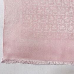 Salvatore Ferragamo scarf pink Gancini 327987 044 ec-20457 silk women's