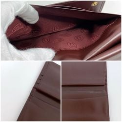 Cartier Tri-fold Long Wallet Bordeaux Must L3000002 ec-20101 Leather Women's Men's