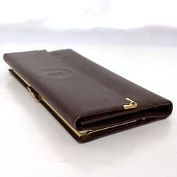 Cartier Tri-fold Long Wallet Bordeaux Must L3000002 ec-20101 Leather Women's Men's