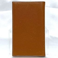 Hermes Agenda Vision 2 Planner Cover Brown ec-20201 Leather Togo □H Stamp HERMES Women's Men's Retro