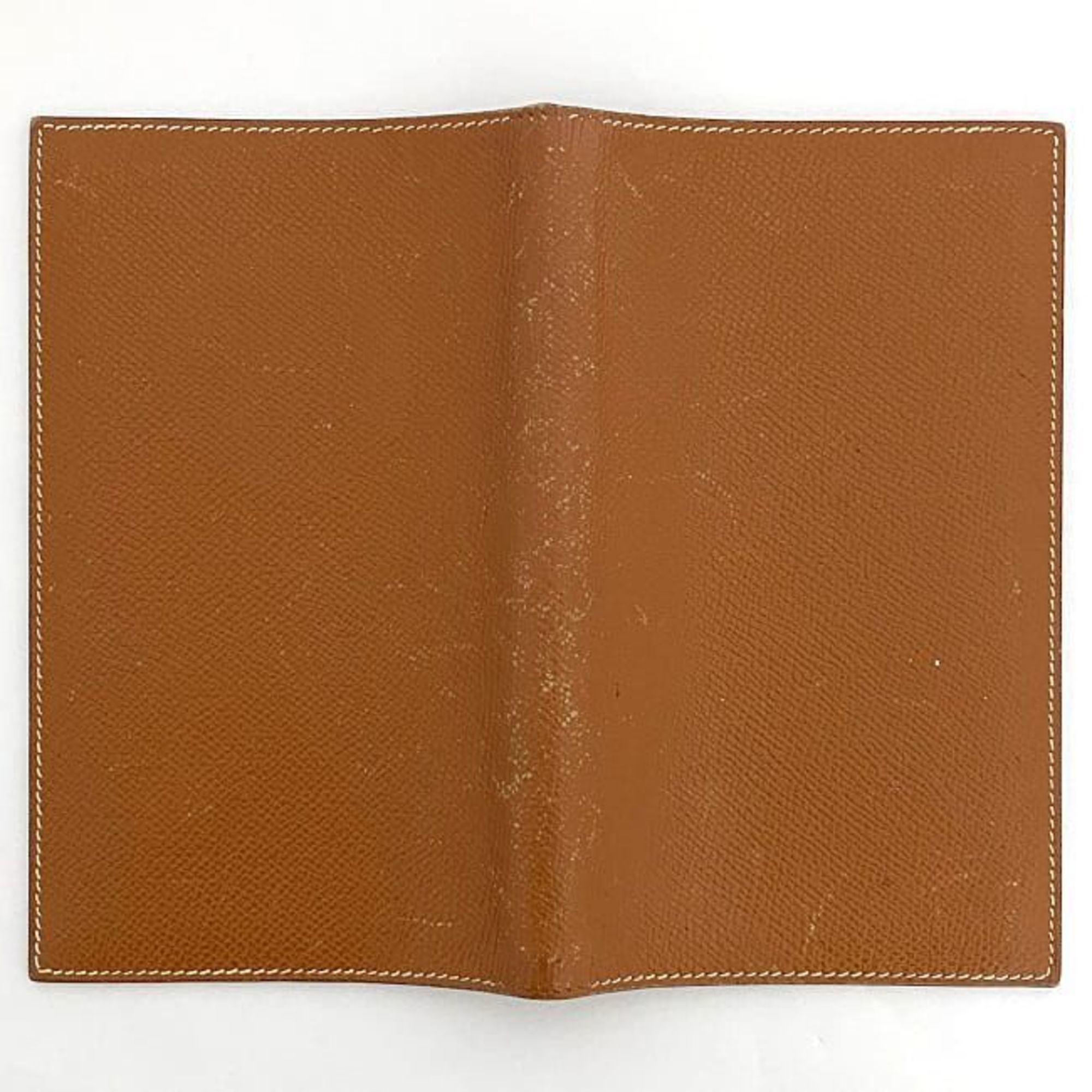 Hermes Agenda Vision 2 Planner Cover Brown ec-20201 Leather Togo □H Stamp HERMES Women's Men's Retro