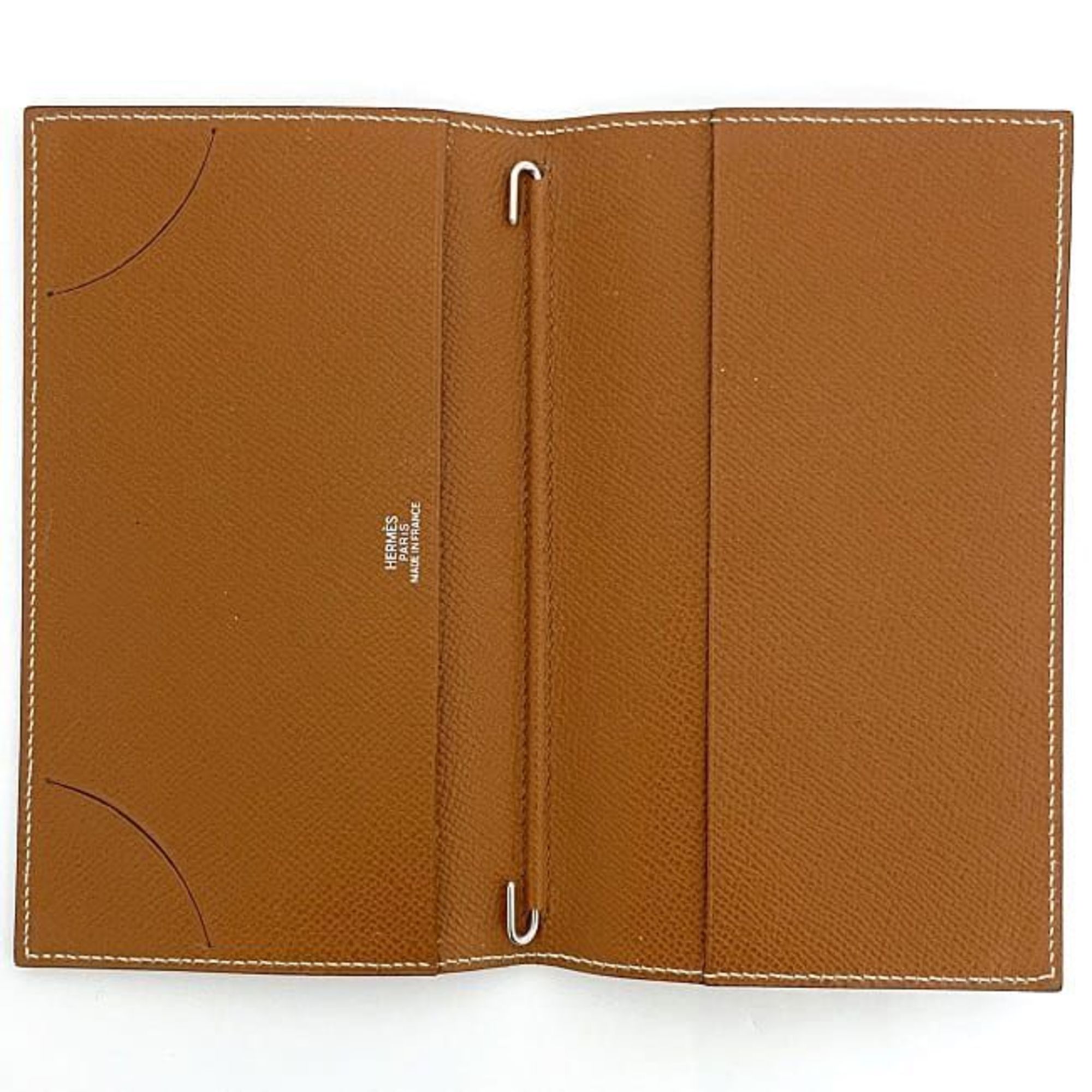 Hermes Agenda Vision 2 Planner Cover Brown ec-20201 Leather Togo □H Stamp HERMES Women's Men's Retro