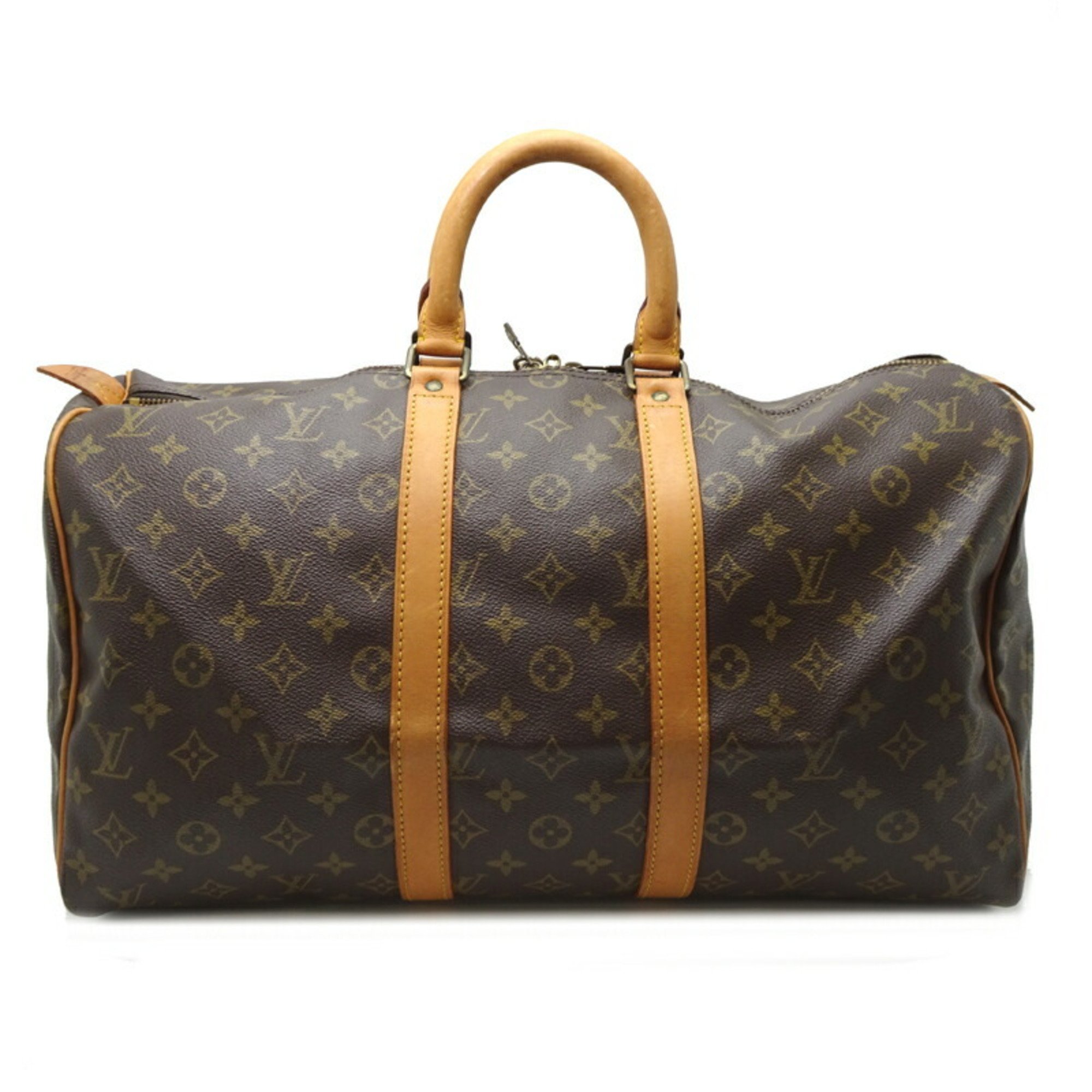 Louis Vuitton Keepall 45 Women's and Men's Boston Bag M41428 Monogram Brown