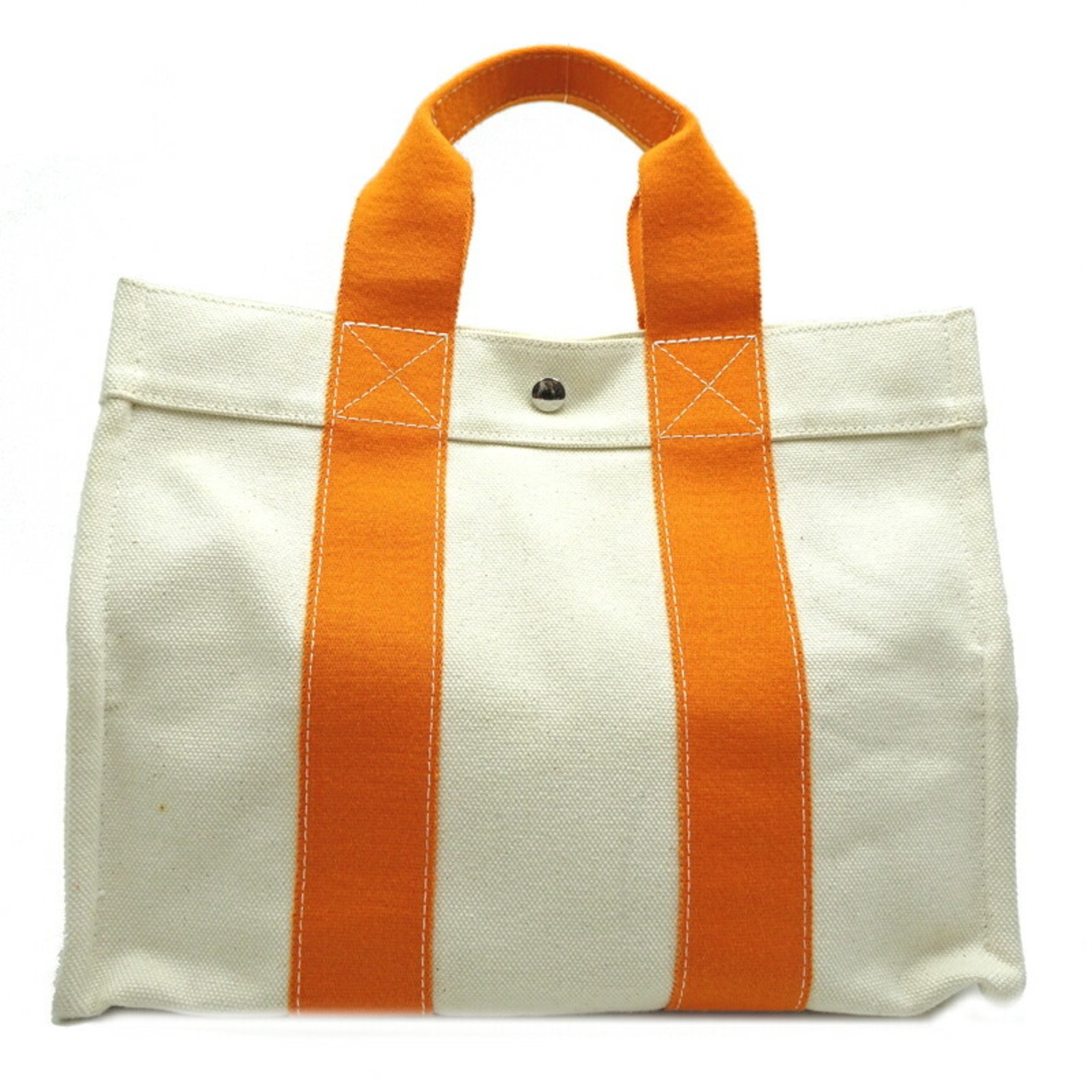 Hermes Bora PM Women's Tote Bag Cotton Ivory