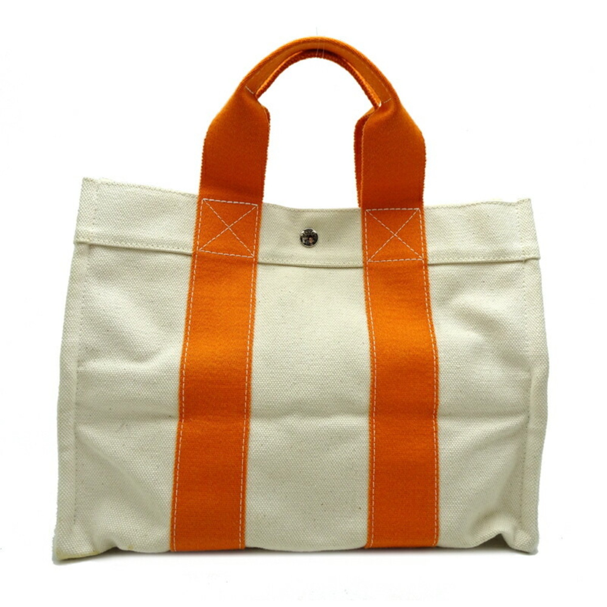 Hermes Bora PM Women's Tote Bag Cotton Ivory