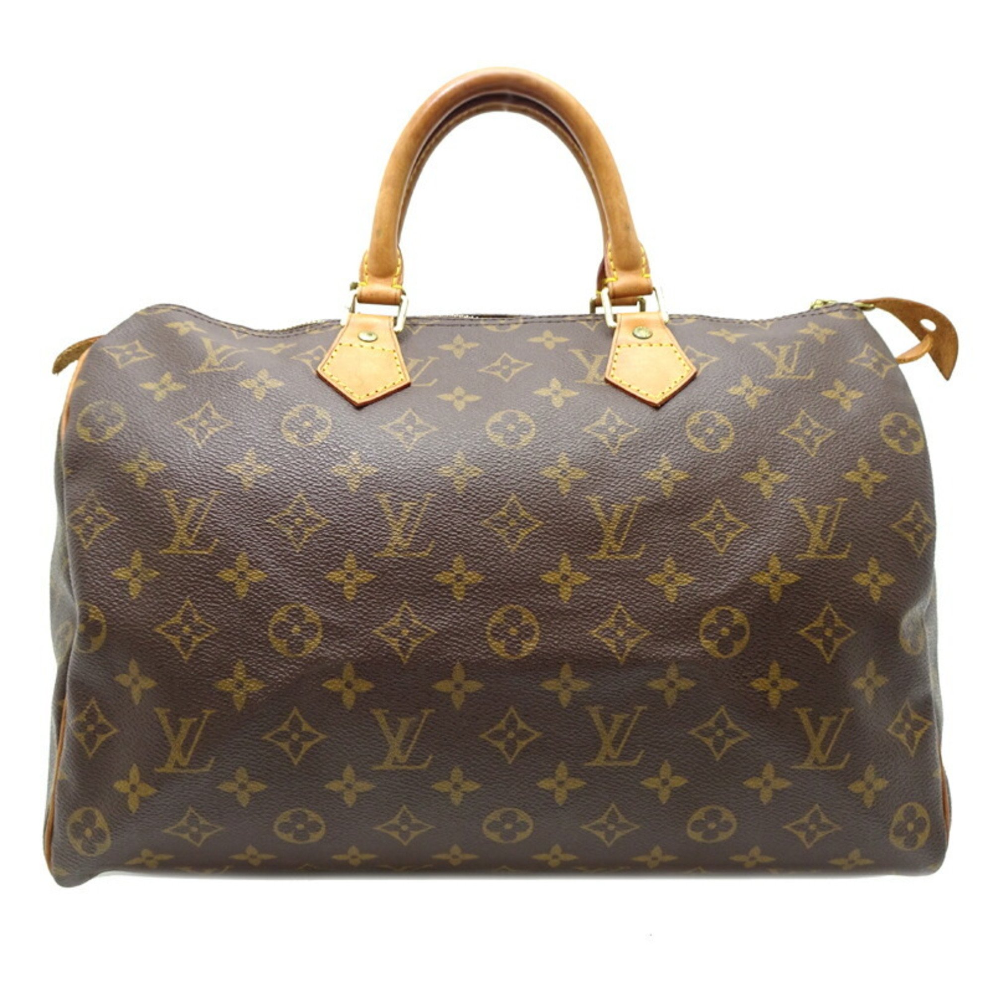 Louis Vuitton Speedy 35 Women's Boston Bag M41524 Monogram Brown