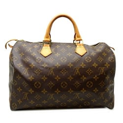 Louis Vuitton Speedy 35 Women's Boston Bag M41524 Monogram Brown