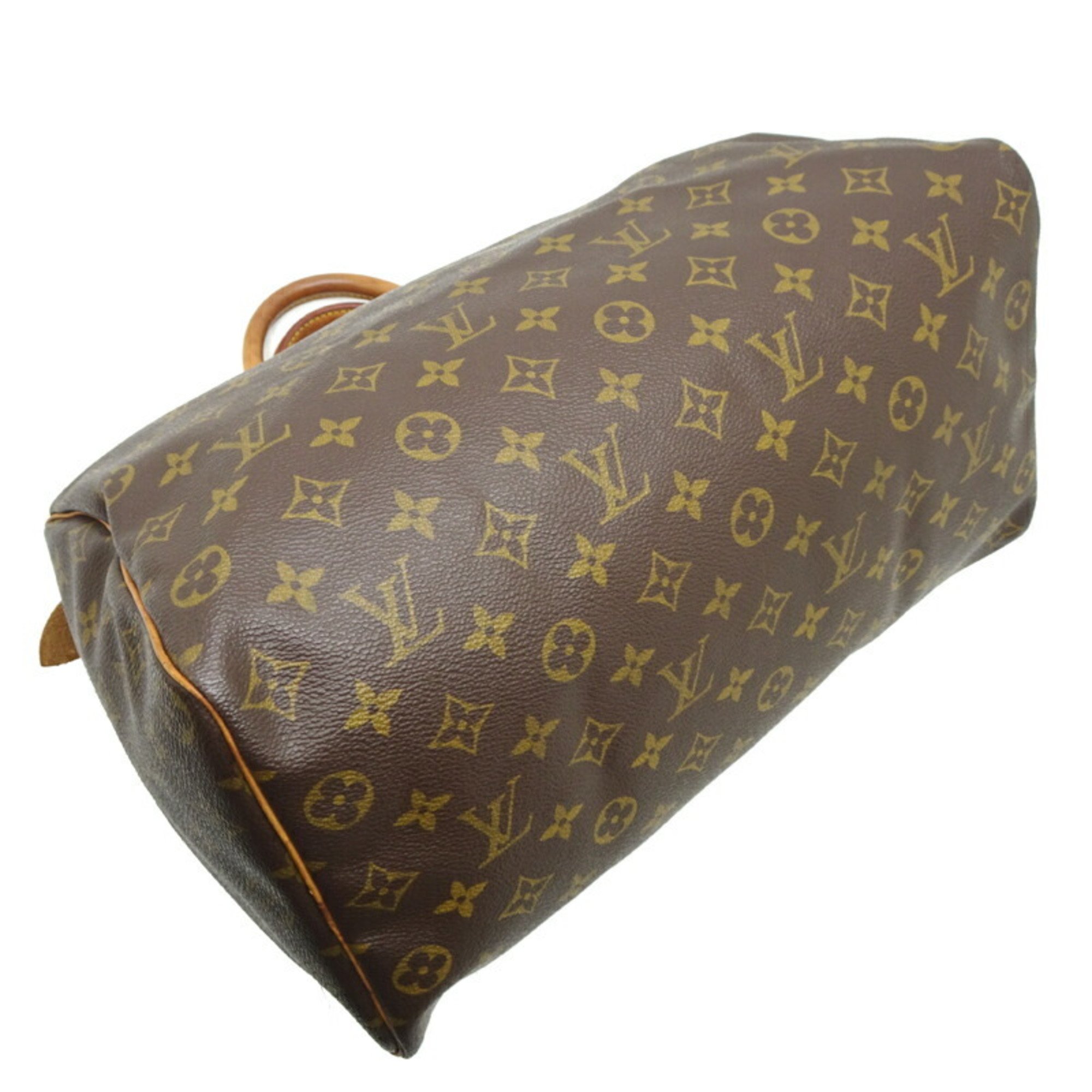 Louis Vuitton Speedy 35 Women's Boston Bag M41524 Monogram Brown