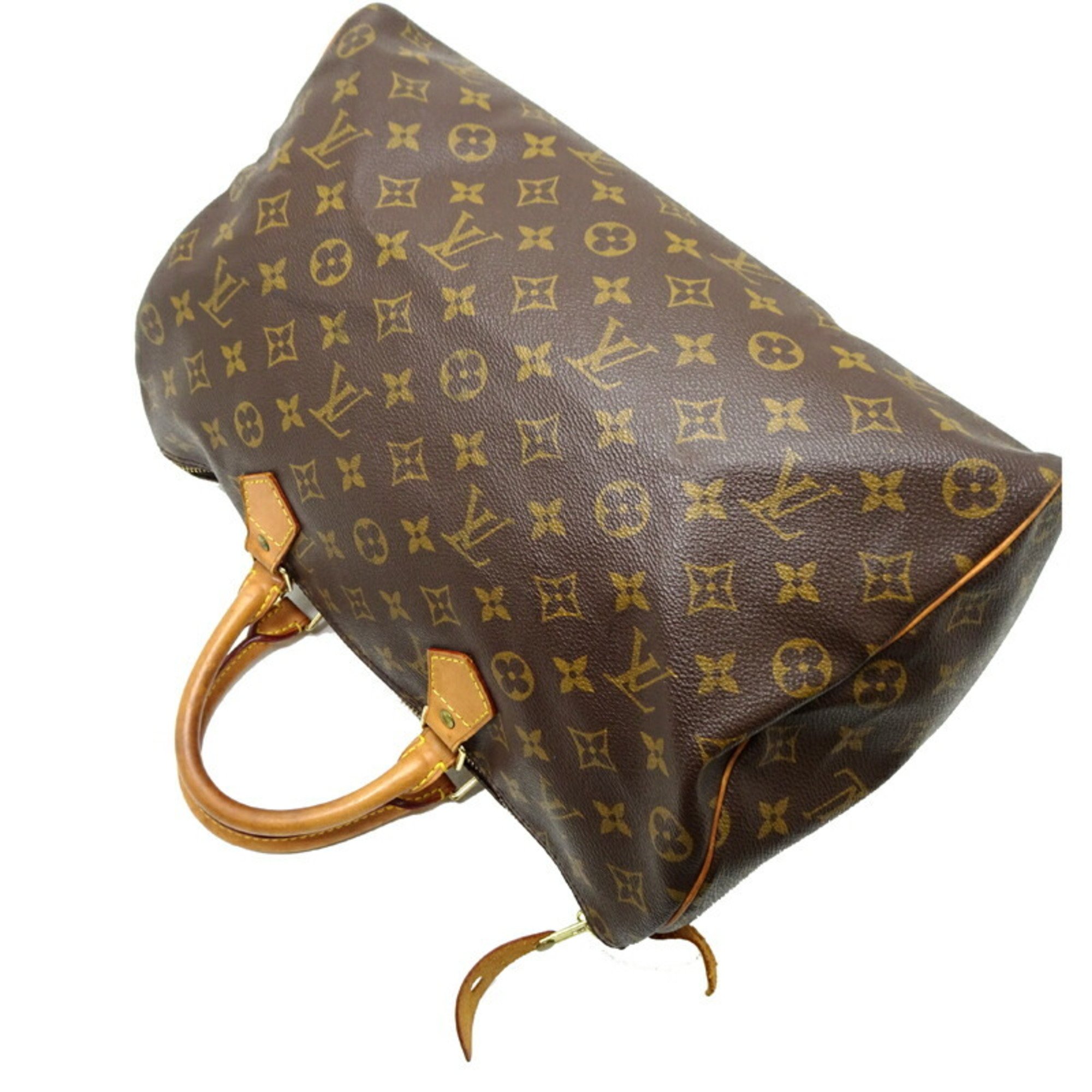 Louis Vuitton Speedy 35 Women's Boston Bag M41524 Monogram Brown