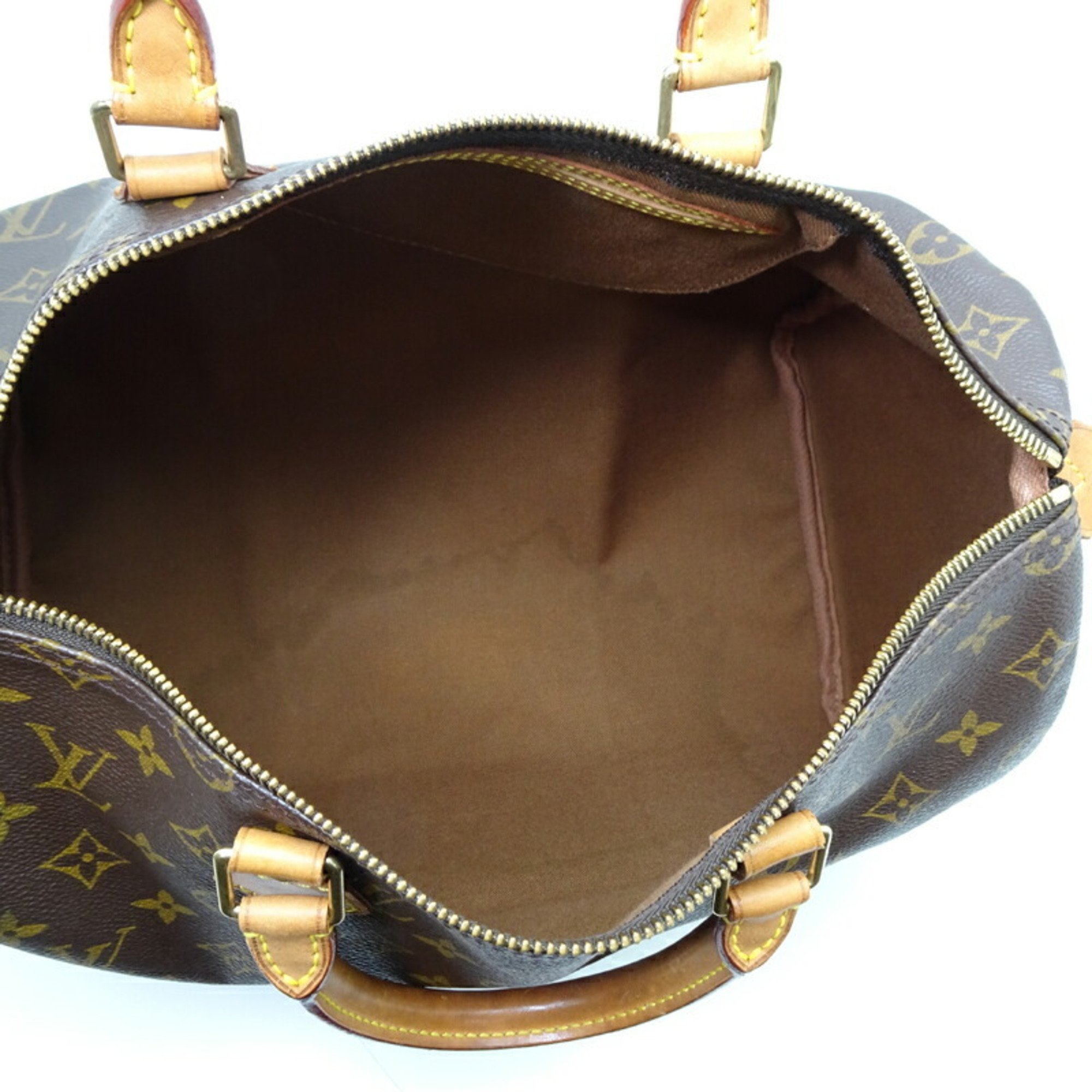 Louis Vuitton Speedy 35 Women's Boston Bag M41524 Monogram Brown