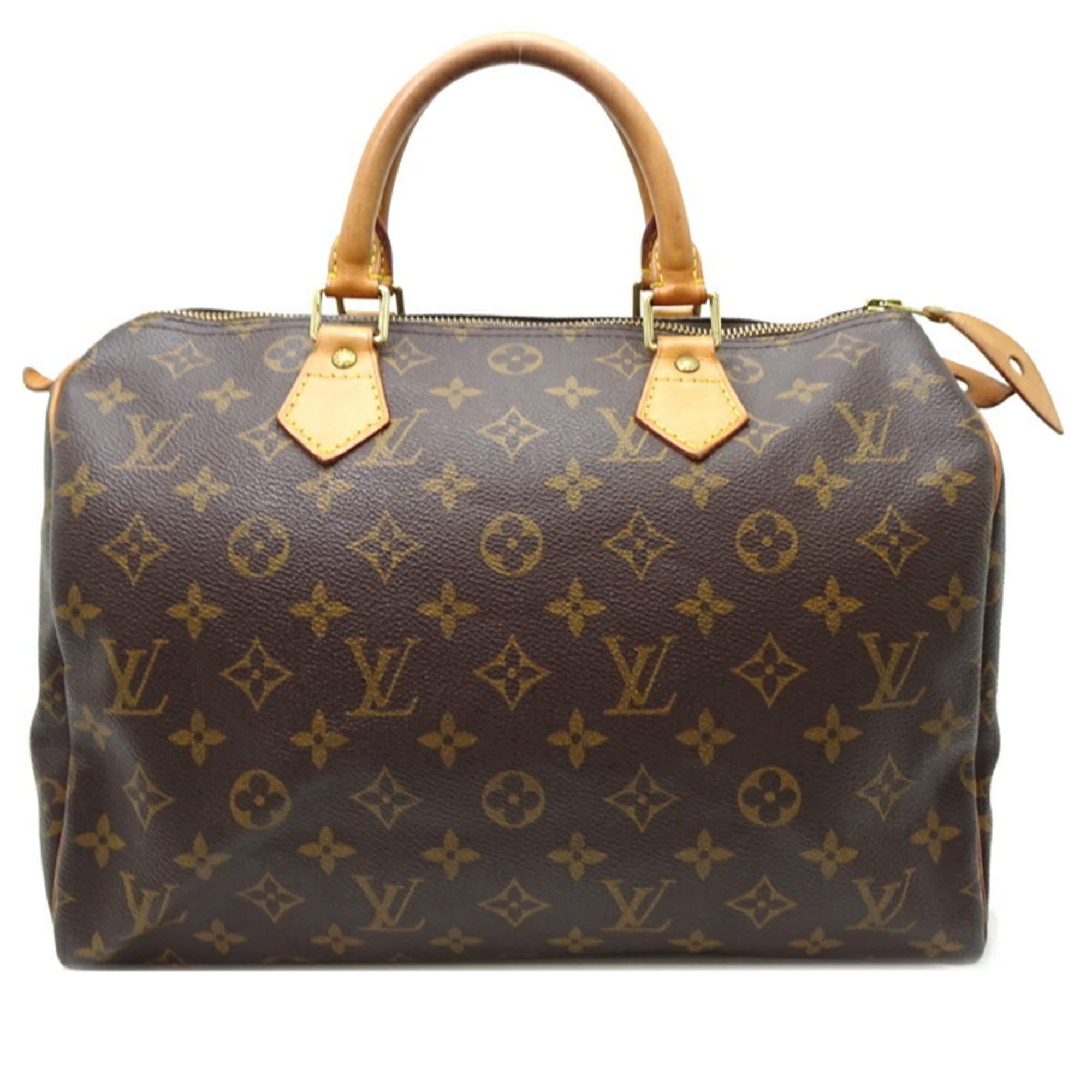 Louis Vuitton Speedy 30 Women's and Men's Boston Bag M41526 Monogram Brown