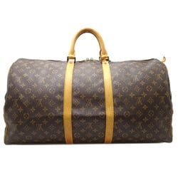 Louis Vuitton Keepall 55 Women's and Men's Boston Bag M41424 Monogram Brown