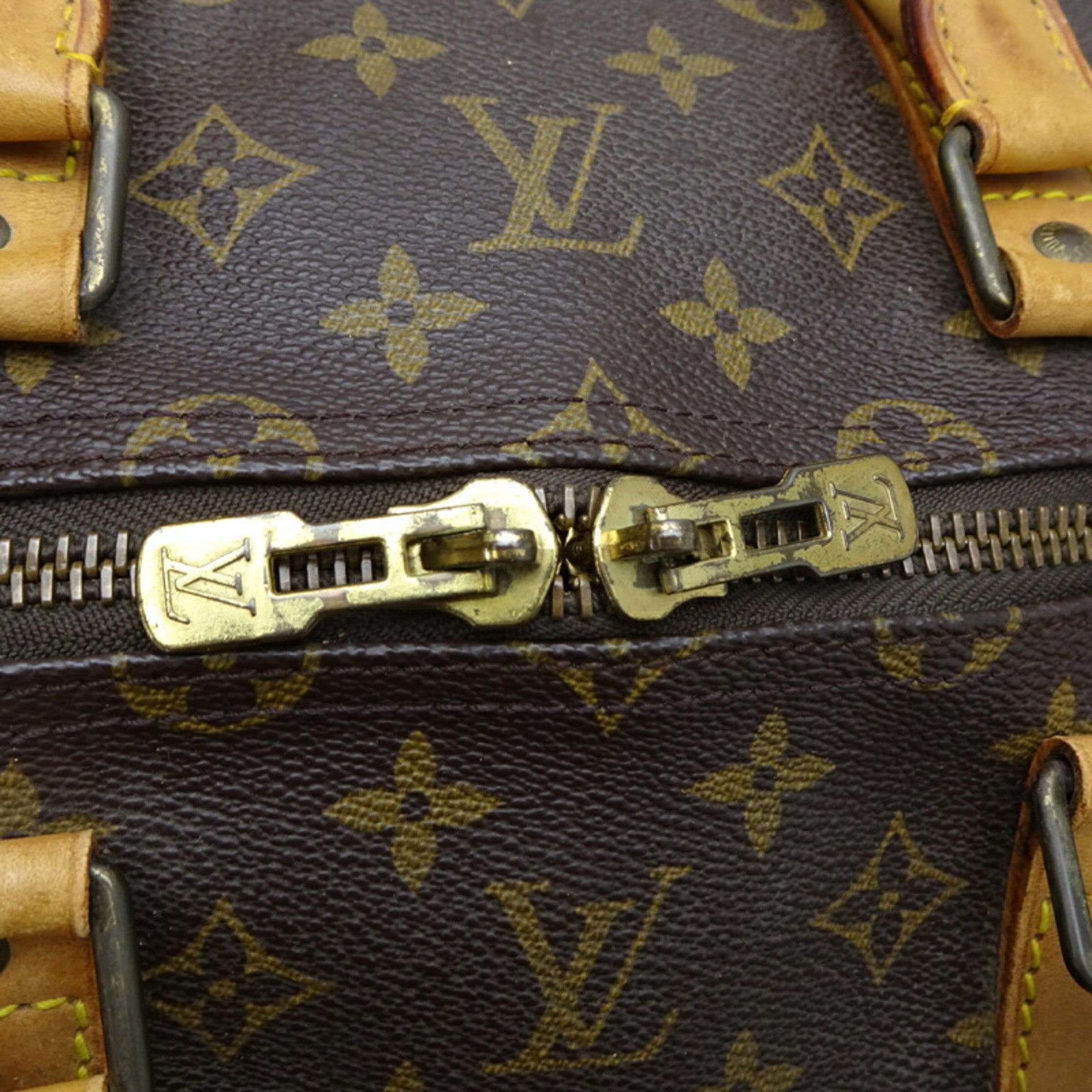 Louis Vuitton Keepall 55 Women's and Men's Boston Bag M41424 Monogram Brown