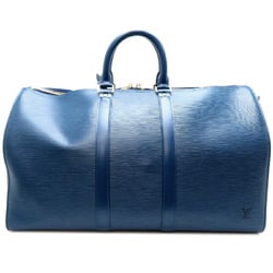 Louis Vuitton Keepall 47 Women's and Men's Boston Bag M42975 Epi Toledo Blue