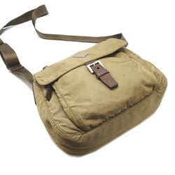 Prada Women's and Men's Shoulder Bag BT0332 Tessuto Khaki