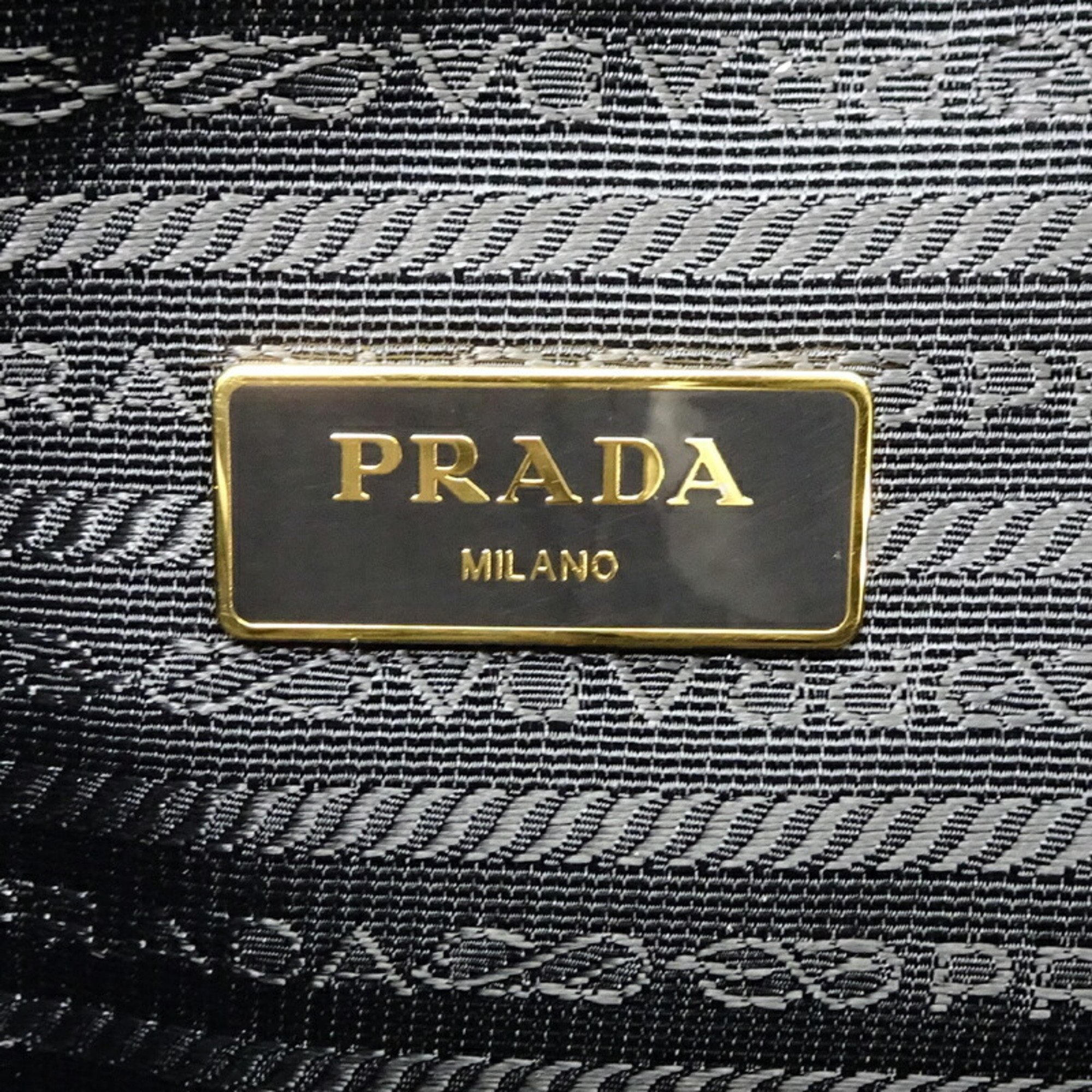 Prada Tote Bag Women's/Men's Shoulder 1BG052 Nylon NERO (Black)