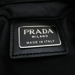 Prada Nylon Women's and Men's Shoulder Bag Nero (Black)