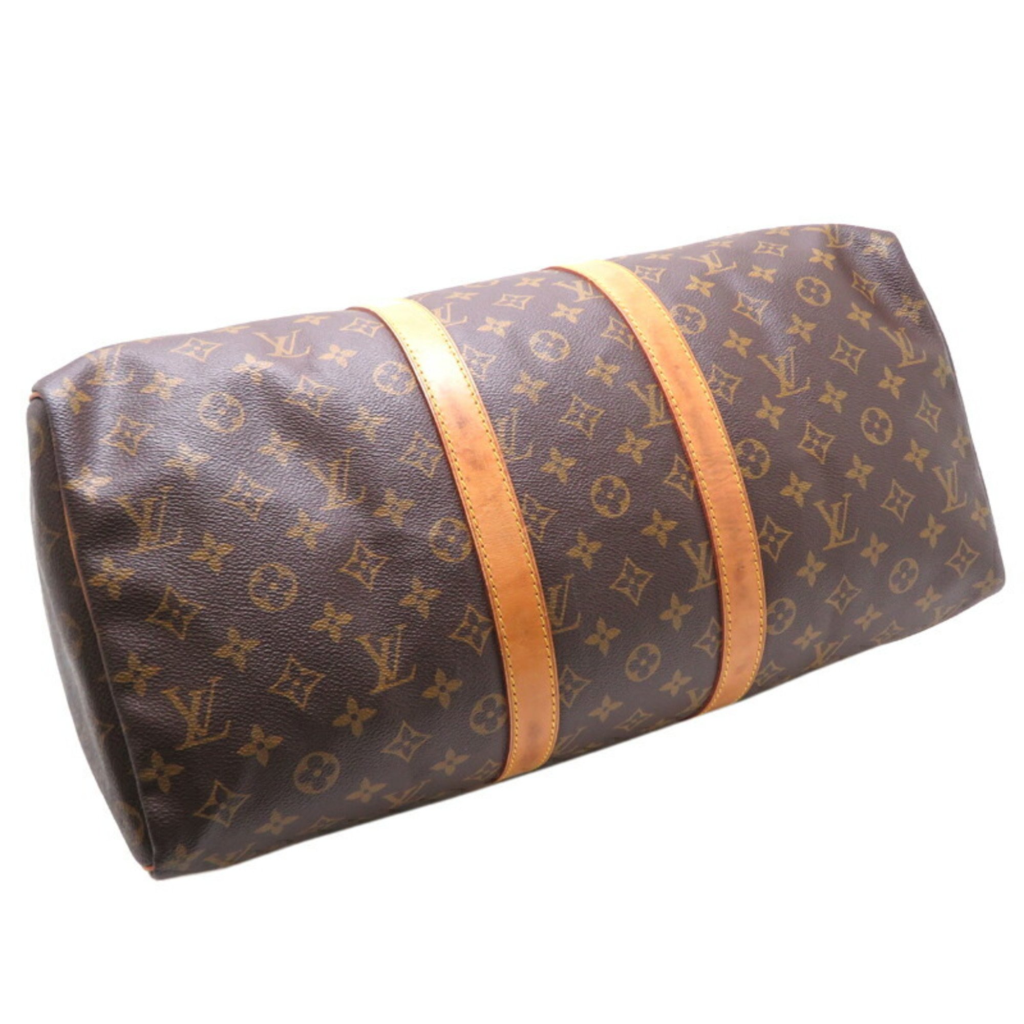 Louis Vuitton Keepall 45 Women's and Men's Boston Bag M41428 Monogram Brown