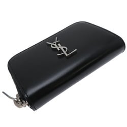 Yves Saint Laurent Cassandra Women's Coin Case MRT535411-1123 Calfskin Black