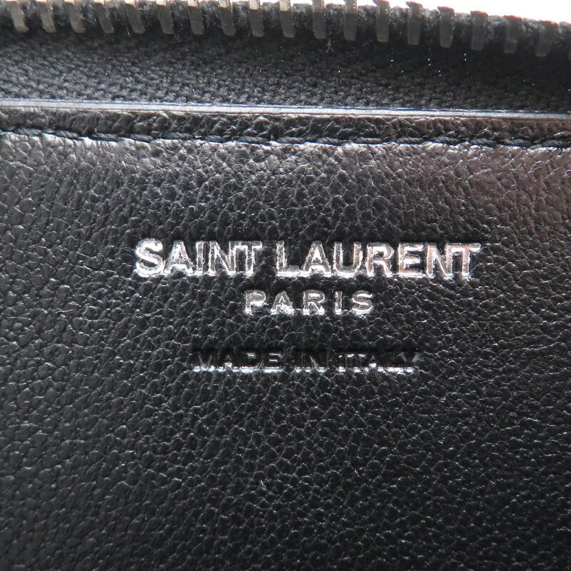 Yves Saint Laurent Cassandra Women's Coin Case MRT535411-1123 Calfskin Black