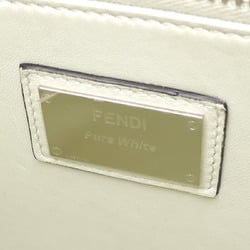 Fendi Peekaboo Medium Women's Handbag 8BN290 Leather White