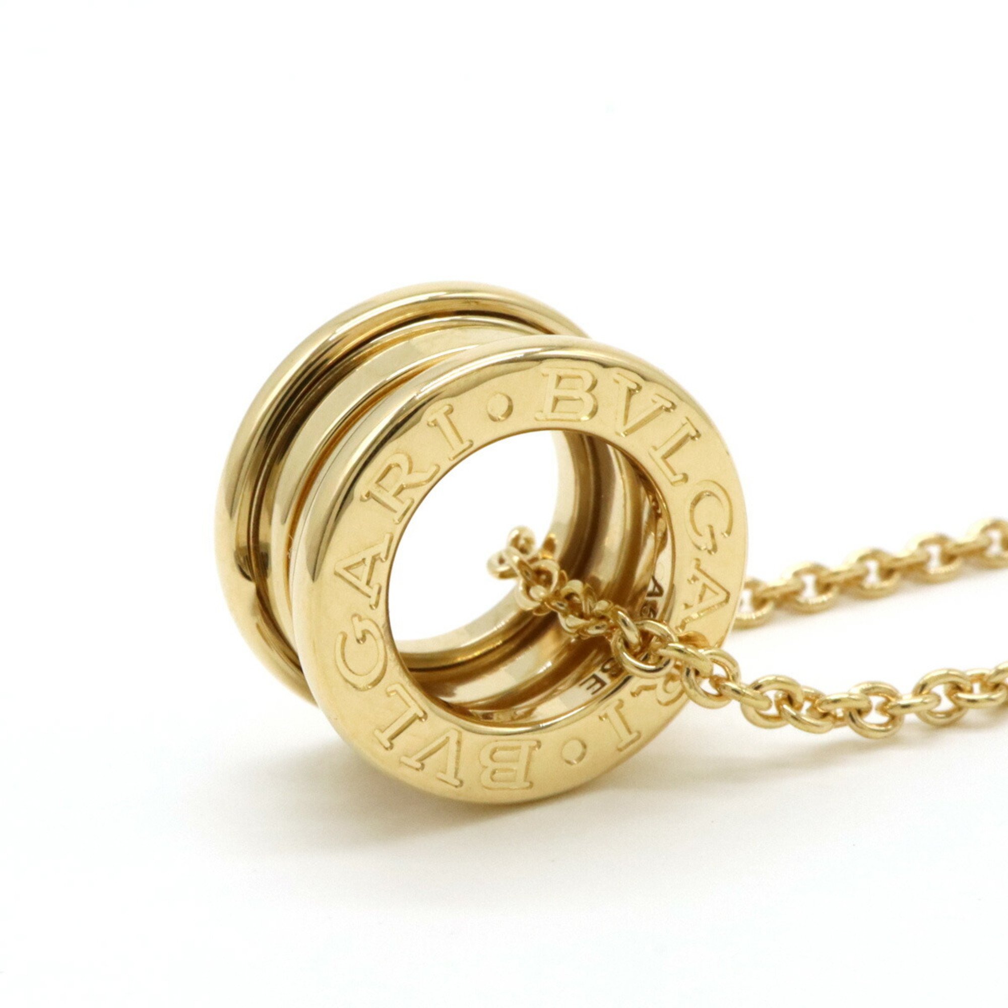 BVLGARI B-zero1 B.zero1 Bzero1 Necklace Pendant K18YG 750YG Yellow Gold CN851263