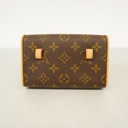 Louis Vuitton Waist Bag Monogram Pochette Florentine M51855 Brown Women's