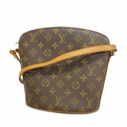 Louis Vuitton Shoulder Bag Monogram Drouot M51290 Brown Ladies