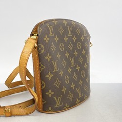 Louis Vuitton Shoulder Bag Monogram Drouot M51290 Brown Ladies