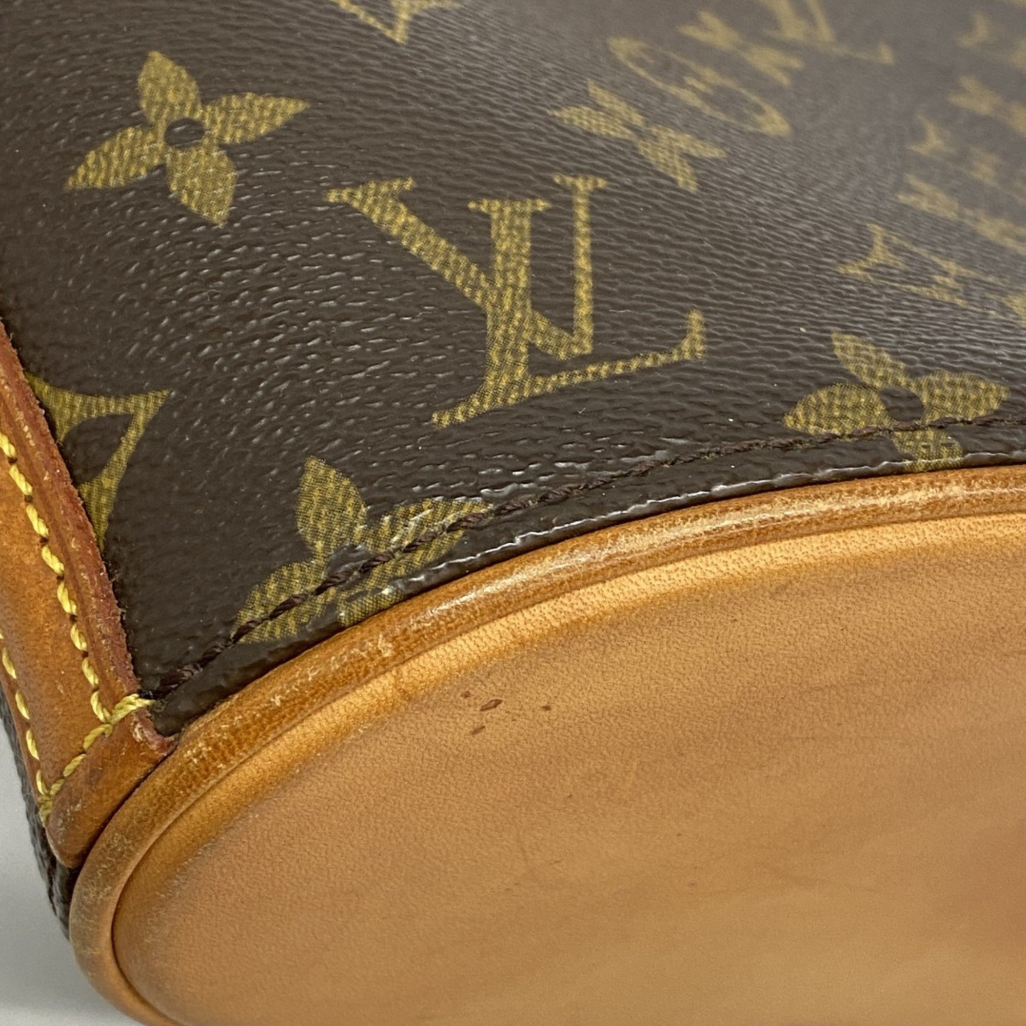 Louis Vuitton Shoulder Bag Monogram Drouot M51290 Brown Ladies