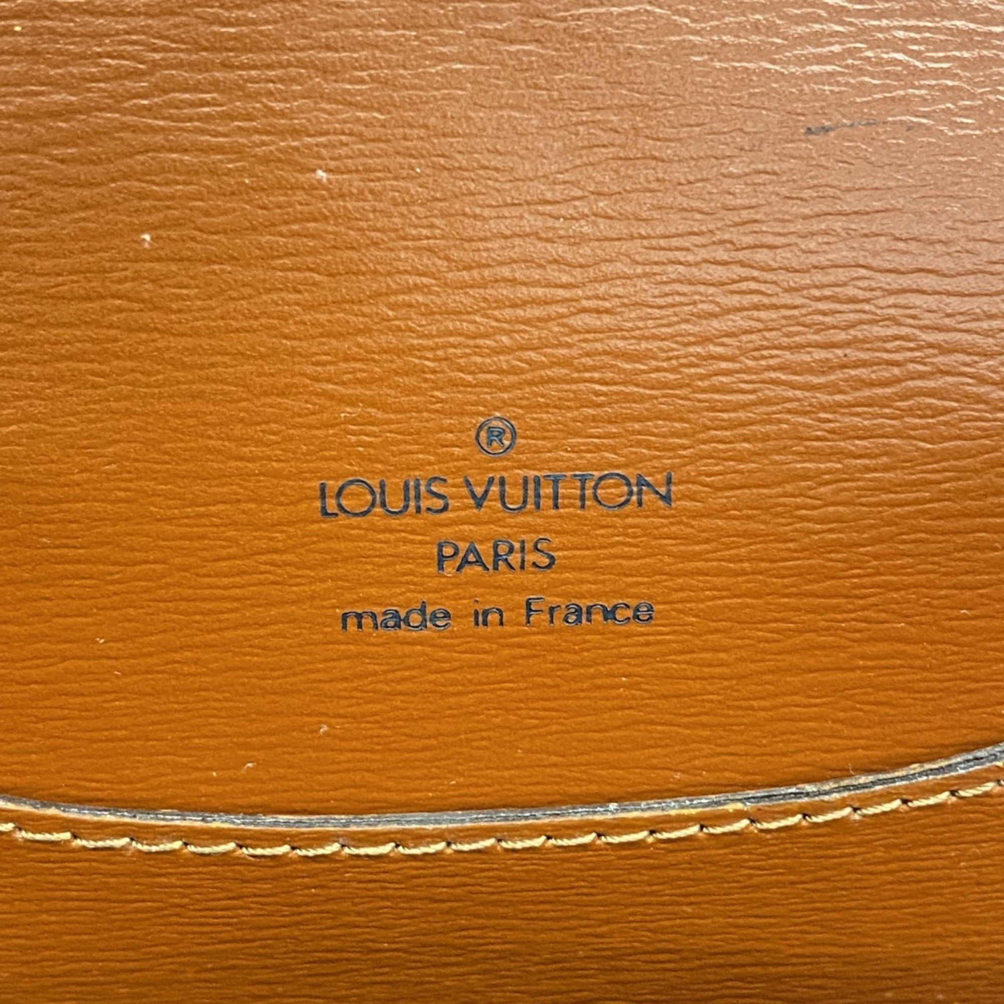 Louis Vuitton Shoulder Bag Epi Prebourg M52563 Kenya Brown Ladies