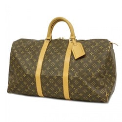 Louis Vuitton Boston Bag Monogram Keepall 50 M41426 Brown Men's Women's