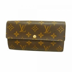 Louis Vuitton Long Wallet Monogram Portefeuille Sarah M61734 Brown Ladies