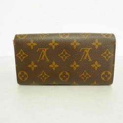 Louis Vuitton Long Wallet Monogram Portefeuille Sarah M61734 Brown Ladies